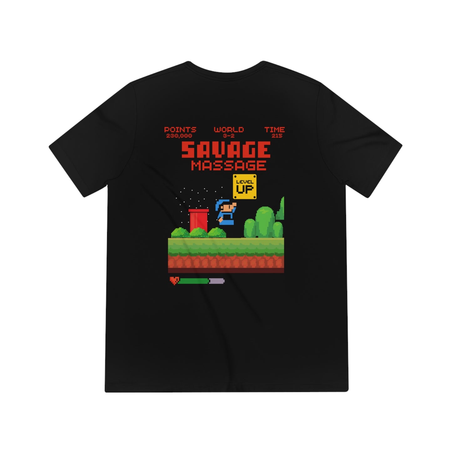 Level Up Savage Massage- Unisex Triblend Tee