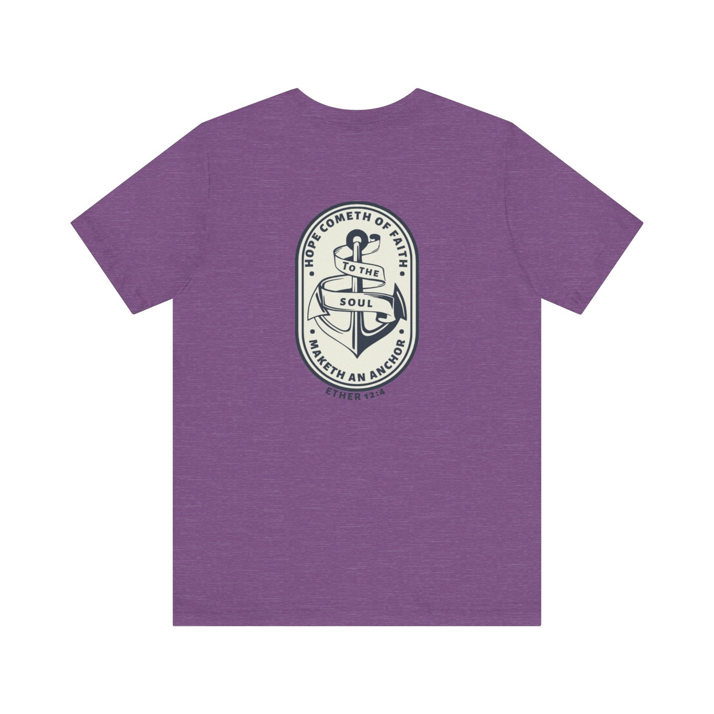 Faith Maketh and Anchor- Unisex Jersey Short Sleeve Tee