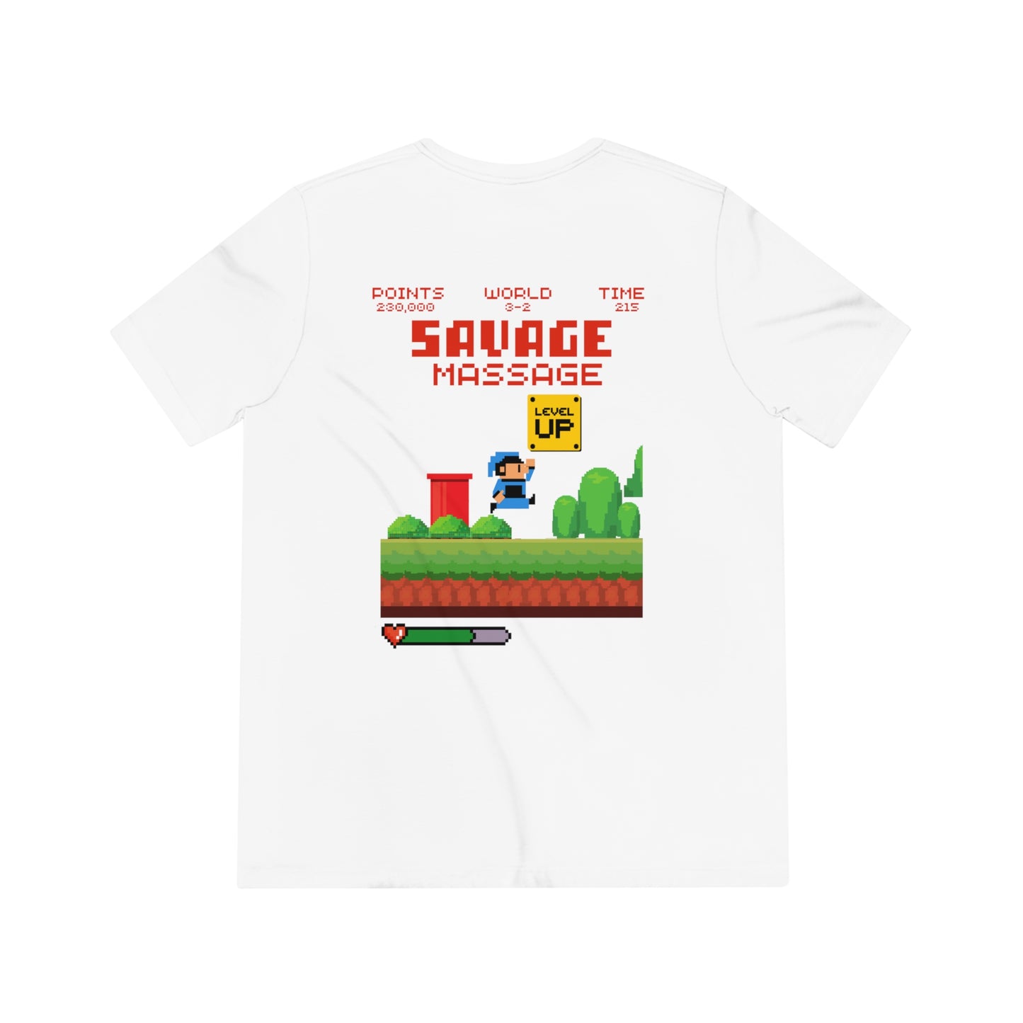 Level Up Savage Massage- Unisex Triblend Tee