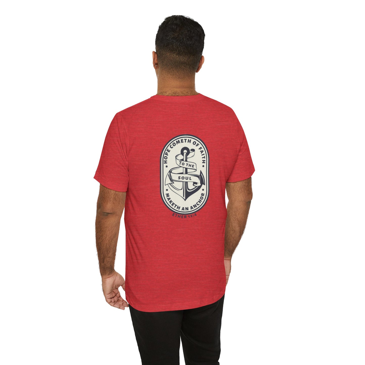 Faith Maketh and Anchor- Unisex Jersey Short Sleeve Tee